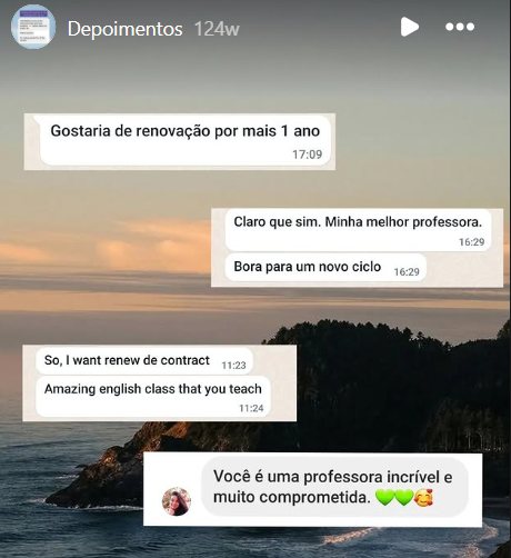 Depoimento: renovação de contrato